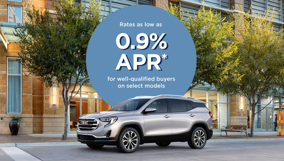 Rates as low as 0.9% APR* for well-qualified buyers on select models