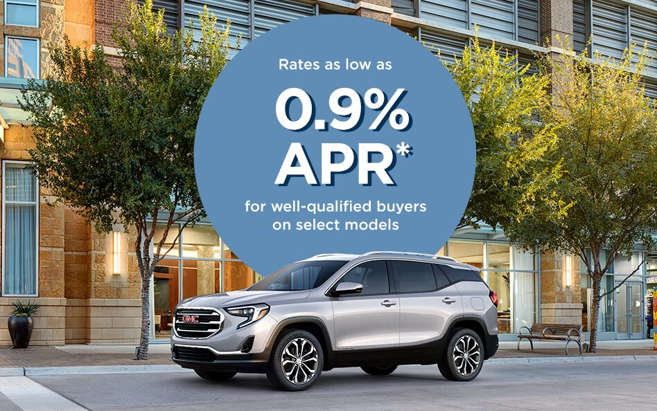 Rates as low as 0.9% APR* for well-qualified buyers on select models
