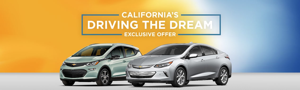 Check out the California Driving the Dream exclusive offer.